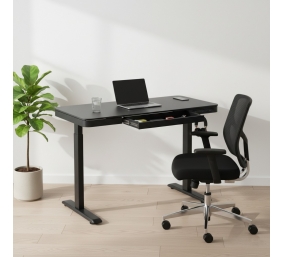 Reguliuojamo aukščio stalas Up Up Balder II Juodas